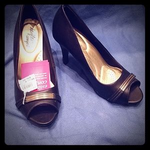 DexFlex Comfort Black Heel SZ 8W